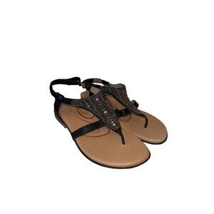 Aetrex Sheila Sling-Back Thong Sandal, EU38